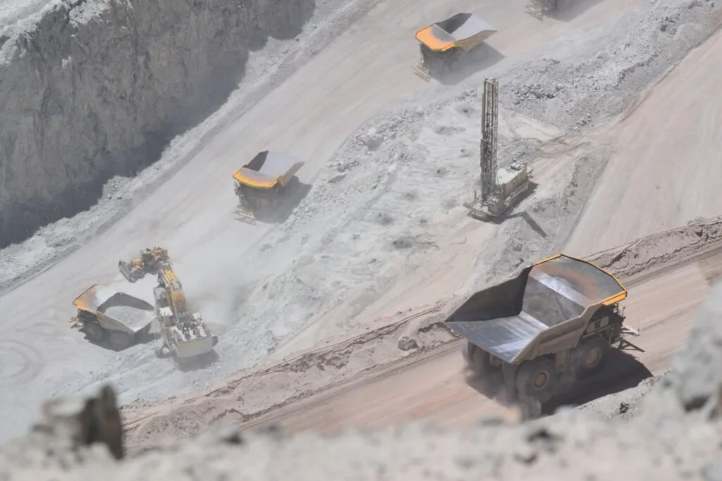 A photo of a mine in Chile, where getting a mining permit is the first step towards harnessing the market